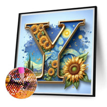 Load image into Gallery viewer, AB Diamond Painting - Full Square - Van Gogh letters (30*30CM)