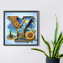 Load image into Gallery viewer, AB Diamond Painting - Full Square - Van Gogh letters (30*30CM)