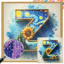 Load image into Gallery viewer, AB Diamond Painting - Full Square - Van Gogh letters (30*30CM)