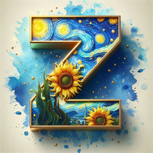Load image into Gallery viewer, AB Diamond Painting - Full Square - Van Gogh letters (30*30CM)
