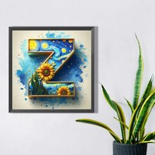 Load image into Gallery viewer, AB Diamond Painting - Full Square - Van Gogh letters (30*30CM)