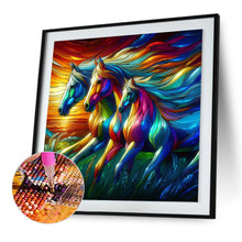 Load image into Gallery viewer, Diamond Painting - Full Round - Dark glass horse (30*30CM)