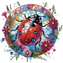 Load image into Gallery viewer, Diamond Painting - Partial Special Shaped - Seven-spotted ladybug (30*30CM)