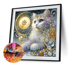 Load image into Gallery viewer, Diamond Painting - Partial Special Shaped - Cat (30*30CM)