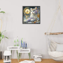 Load image into Gallery viewer, Diamond Painting - Partial Special Shaped - Cat (30*30CM)