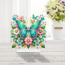 Load image into Gallery viewer, Acrylic Special Shaped Butterfly Flower Desktop Diamond Art Kits for Home Office