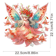 Load image into Gallery viewer, Acrylic Special Shaped Butterfly Fairy Flower Diamond Painting Tabletop Ornament