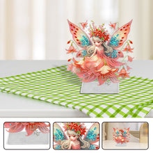 Load image into Gallery viewer, Acrylic Special Shaped Butterfly Fairy Flower Diamond Painting Tabletop Ornament