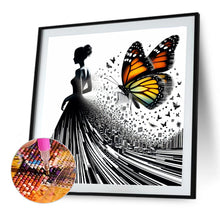 Load image into Gallery viewer, Diamond Painting - Full Round - Piano girl (40*40CM)