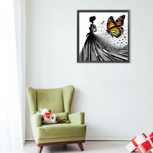 Load image into Gallery viewer, Diamond Painting - Full Round - Piano girl (40*40CM)