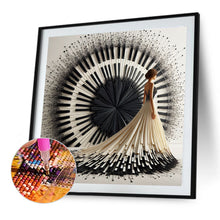 Load image into Gallery viewer, Diamond Painting - Full Round - Piano girl (40*40CM)