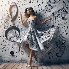 Load image into Gallery viewer, Diamond Painting - Full Round - Piano girl (40*40CM)