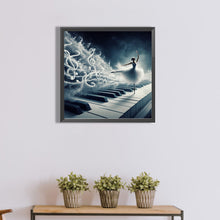 Load image into Gallery viewer, Diamond Painting - Full Round - Piano girl (40*40CM)