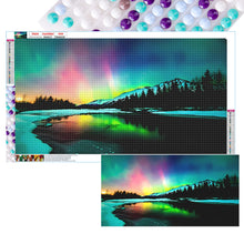 Load image into Gallery viewer, 2pcs Round Diamond Painting Set - Aurora beauty (70*40CM)