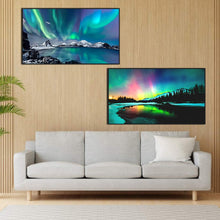 Load image into Gallery viewer, 2pcs Round Diamond Painting Set - Aurora beauty (70*40CM)