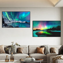 Load image into Gallery viewer, 2pcs Round Diamond Painting Set - Aurora beauty (70*40CM)