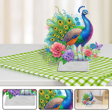 Load image into Gallery viewer, Peacock Acrylic Special Shape Diamond Painting Desktop Decorations for Beginners