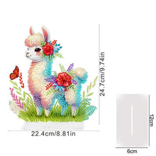 Load image into Gallery viewer, Alpaca Acrylic Special Shape Diamond Painting Desktop Decorations for Beginners