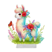 Load image into Gallery viewer, Alpaca Acrylic Special Shape Diamond Painting Desktop Decorations for Beginners