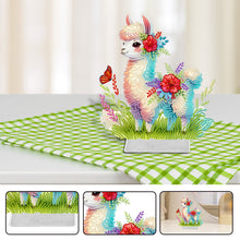 Load image into Gallery viewer, Alpaca Acrylic Special Shape Diamond Painting Desktop Decorations for Beginners