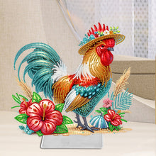Load image into Gallery viewer, Rooster Acrylic Special Shape Diamond Painting Desktop Ornaments for Home Decor