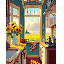 Load image into Gallery viewer, Diamond Painting - Full Square - Beautiful scenery outside (30*40CM)