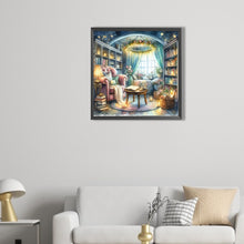 Load image into Gallery viewer, AB Diamond Painting - Full Round - Cozy Study (40*40CM)