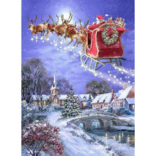 Load image into Gallery viewer, AB Diamond Painting - Full Round - Fantasy Christmas Eve (40*55CM)