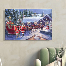 Load image into Gallery viewer, AB Diamond Painting - Full Round - Christmas Snow Night (60*40CM)
