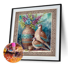 Load image into Gallery viewer, Diamond Painting - Partial Special Shaped - Dove (40*40CM)