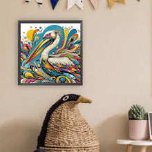 Load image into Gallery viewer, Diamond Painting - Partial Special Shaped - Pelican (40*40CM)