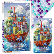 Load image into Gallery viewer, Diamond Painting - Full Round - Drifting house (40*70CM)