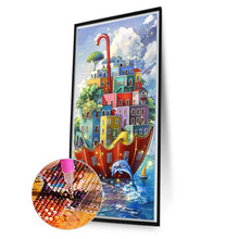 Load image into Gallery viewer, Diamond Painting - Full Round - Drifting house (40*70CM)