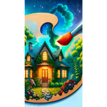 Load image into Gallery viewer, Diamond Painting - Full Round - Painted house (40*70CM)