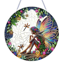 Load image into Gallery viewer, PVC Glass Special Shaped Color Pattern Diamond Painting Hanging Suncatcher