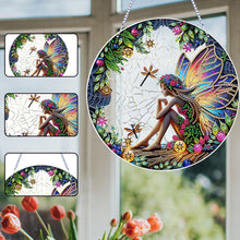 Load image into Gallery viewer, PVC Glass Special Shaped Color Pattern Diamond Painting Hanging Suncatcher
