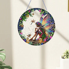 Load image into Gallery viewer, PVC Glass Special Shaped Color Pattern Diamond Painting Hanging Suncatcher
