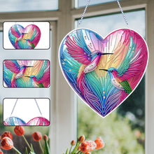Load image into Gallery viewer, PVC Glass Special Shaped Color Pattern Diamond Painting Hanging Suncatcher