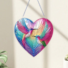 Load image into Gallery viewer, PVC Glass Special Shaped Color Pattern Diamond Painting Hanging Suncatcher
