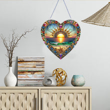 Load image into Gallery viewer, PVC Glass Special Shaped Color Pattern Diamond Painting Hanging Suncatcher