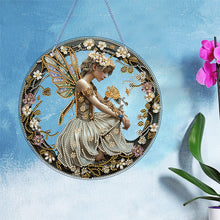 Load image into Gallery viewer, PVC Glass Special Shaped Color Pattern Diamond Painting Hanging Suncatcher