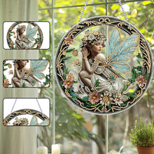Load image into Gallery viewer, PVC Glass Special Shaped Color Pattern Diamond Painting Hanging Suncatcher
