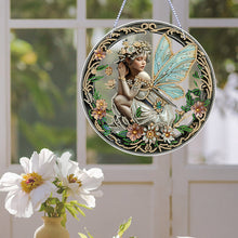 Load image into Gallery viewer, PVC Glass Special Shaped Color Pattern Diamond Painting Hanging Suncatcher