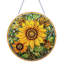 Load image into Gallery viewer, PVC Glass Special Shaped Color Pattern Diamond Painting Hanging Suncatcher