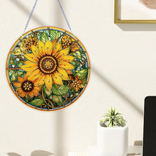 Load image into Gallery viewer, PVC Glass Special Shaped Color Pattern Diamond Painting Hanging Suncatcher