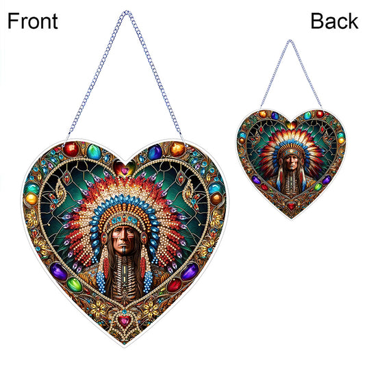 PVC Glass Special Shaped Color Pattern Diamond Painting Hanging Suncatcher
