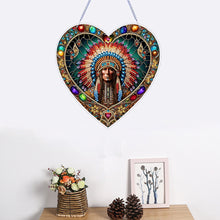 Load image into Gallery viewer, PVC Glass Special Shaped Color Pattern Diamond Painting Hanging Suncatcher