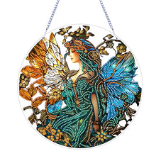 Load image into Gallery viewer, PVC Glass Special Shaped Color Pattern Diamond Painting Hanging Suncatcher