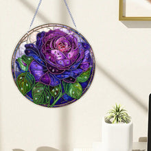 Load image into Gallery viewer, PVC Glass Special Shaped Color Pattern Diamond Painting Hanging Suncatcher