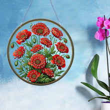 Load image into Gallery viewer, PVC Glass Special Shaped Color Pattern Diamond Painting Hanging Suncatcher